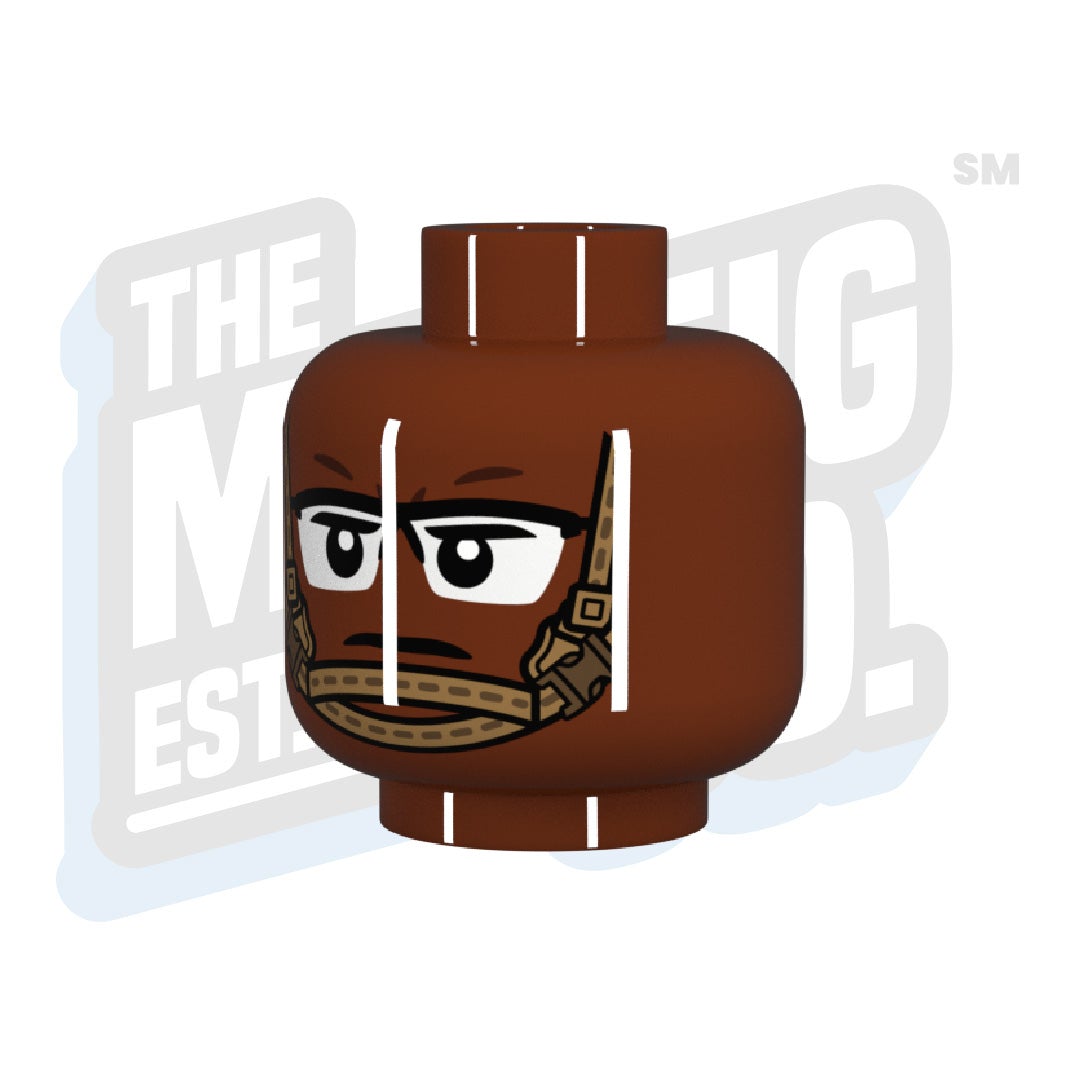Modern Chinstrap #03 (Reddish Brown) - The Minifig Co.