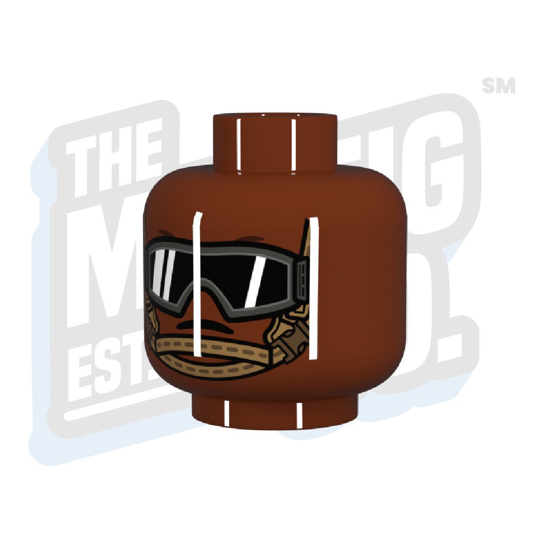 Modern Chinstrap #07 (Reddish Brown) - The Minifig Co.