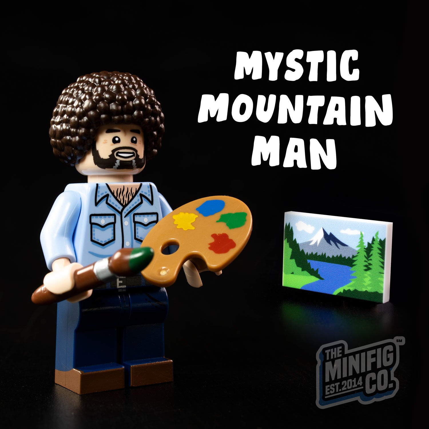 Custom Printed Lego - Mystic Mountain Man - The Minifig Co.