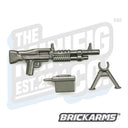 Custom Printed Lego - M60 w/ Ammo Can & Bipod - The Minifig Co.