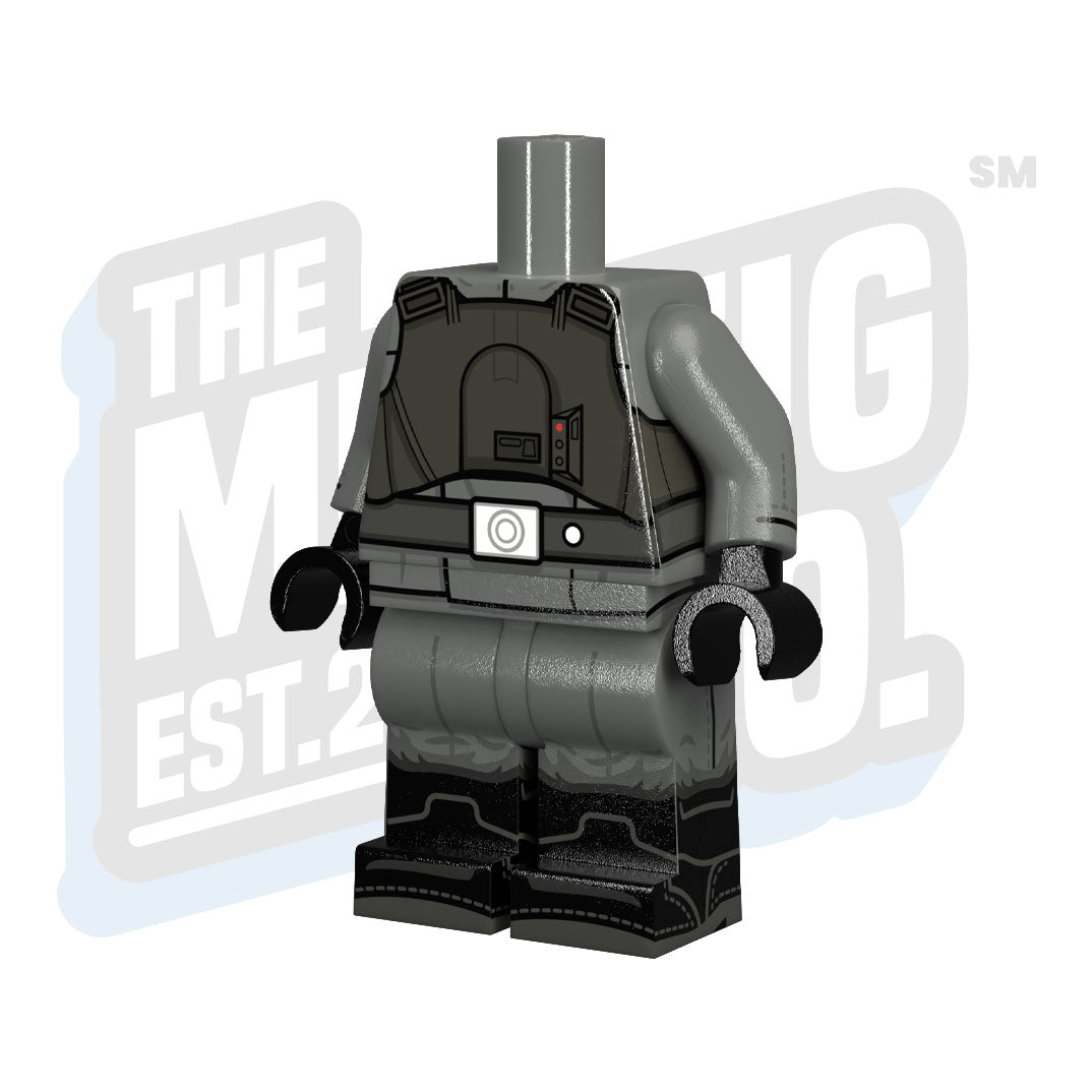 Custom Printed Lego - Imperial Armored Officer (Plain) - The Minifig Co.