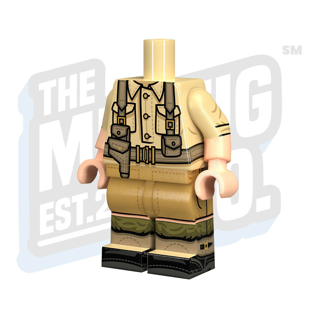 WWII British Desert Body (Officer) - The Minifig Co.