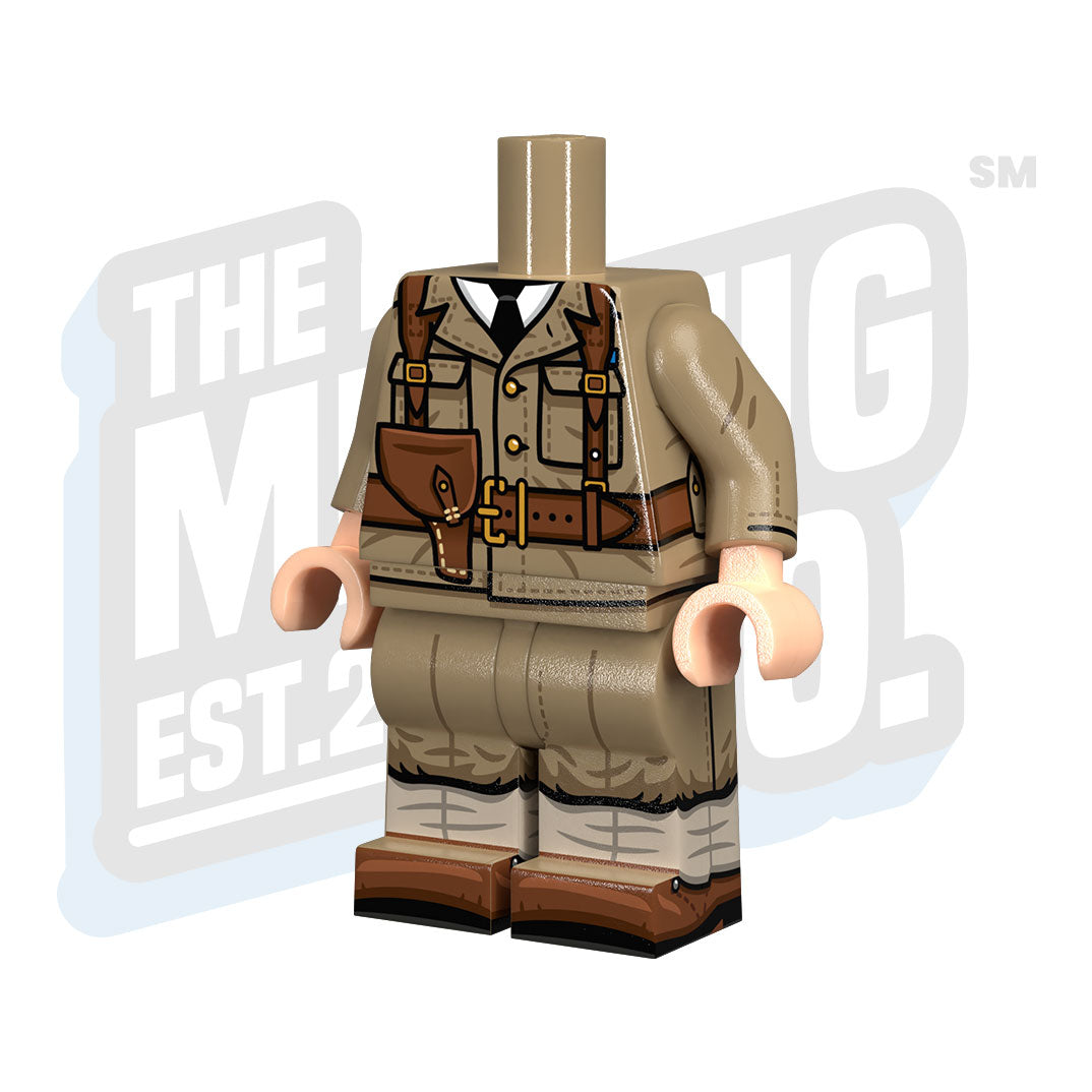 Custom Printed Lego - WWII French Officer Body - The Minifig Co.
