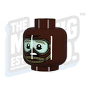 Custom Printed Lego - Modern Goggle Head #03 - The Minifig Co.