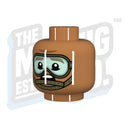 Custom Printed Lego - Modern Goggle Head #03 - The Minifig Co.