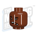 Ol' Squinting Cigar Head (Lt. Flesh) - The Minifig Co.