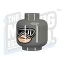 Custom Printed Lego - Mudtrooper Mask Heads - The Minifig Co.