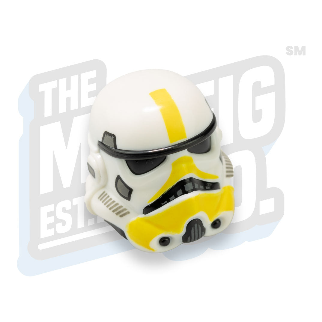 Custom Printed Lego - Stormtrooper Helmet (Mortar) - The Minifig Co.