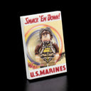 Custom Printed Lego - Smack Em' Down Poster Tile - The Minifig Co.