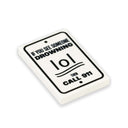 Custom Printed Lego - If Seen Drowning Tile (2x3) - The Minifig Co.