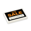 Custom Printed Lego - For Sale By Owner Tile (2x3) - The Minifig Co.