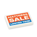 Custom Printed Lego - Mattress Sale Tile (2x3) - The Minifig Co.