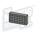 Custom Printed Lego - Vehicle Vent Tile (1x2) - The Minifig Co.