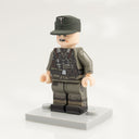Custom Printed Lego - Old Grey German Minifigure #15 - The Minifig Co.