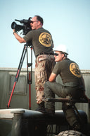 Custom Printed Lego - U.S. Navy Combat Camera Duo - Gulf War - The Minifig Co.