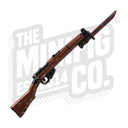 Custom Printed Lego - Superior Caliber SMLE Mk3 w/ Bayonet (Mud/Blood) - The Minifig Co.
