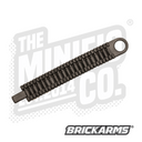 Custom Printed Lego - Rubber Feed Chute (Black) - The Minifig Co.