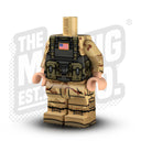 Custom Printed Lego - U.S. Mogadishu Ranger Body #02 - The Minifig Co.