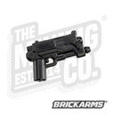 Custom Printed Lego - Badger Pistol - Black - The Minifig Co.