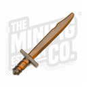 Custom Printed Lego - Falchion Cleaver (Rust) - The Minifig Co.