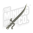 Custom Printed Lego - Falchion Saber (Pearl Light Grey) - The Minifig Co.