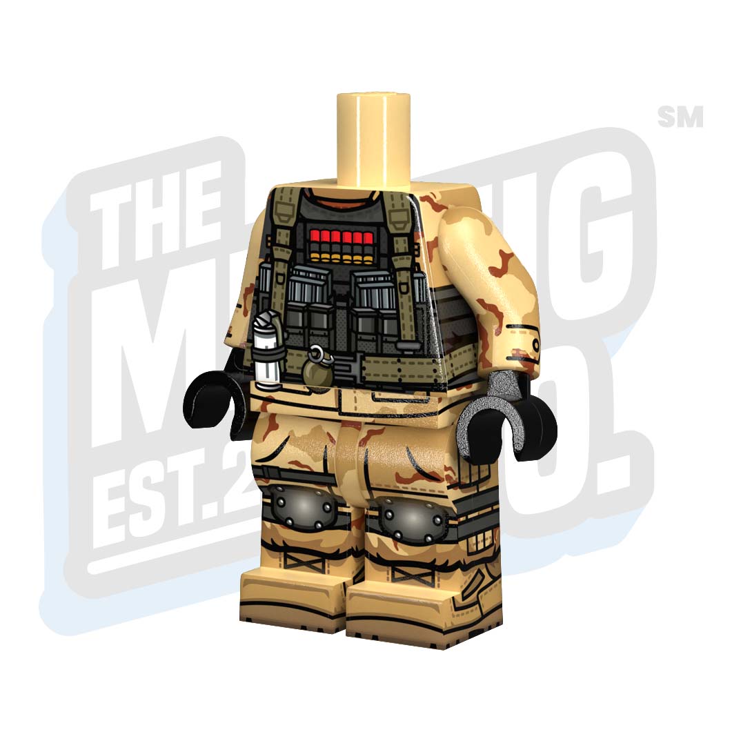 Custom Printed Lego - U.S. Delta Force Body #01 - The Minifig Co.