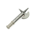 Custom Printed Lego - Medieval Battle Axe Overmold (Gunmetal) - The Minifig Co.