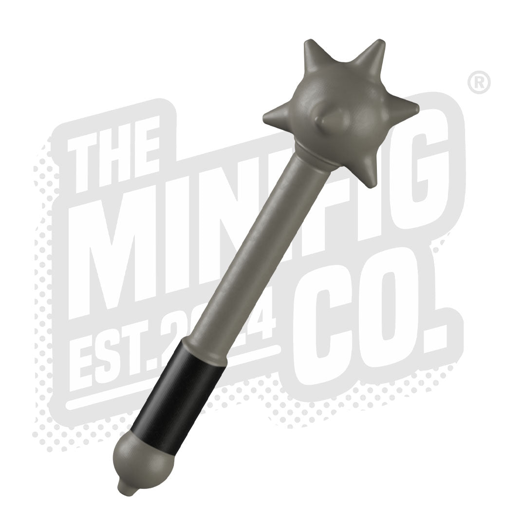 Custom Printed Lego - Morning Star (Old Gray/Black) - The Minifig Co.