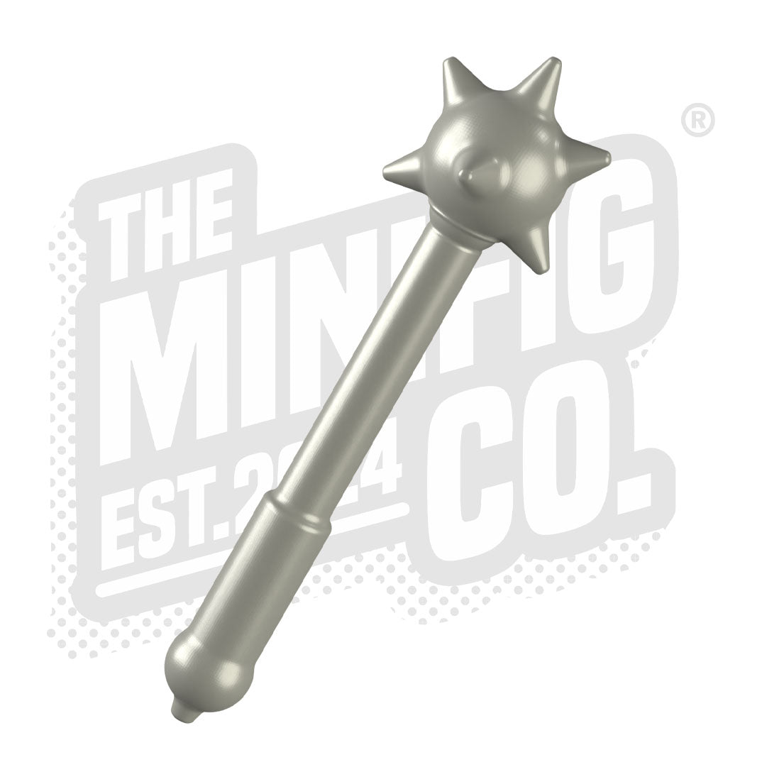 Custom Printed Lego - Morning Star (Pearl Light Grey) - The Minifig Co.