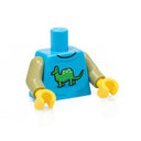 Dino Tee (Dark Azure) Torso
