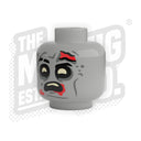 Custom Printed Lego - Zombie Heads - The Minifig Co.