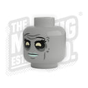 Custom Printed Lego - Zombie Heads - The Minifig Co.
