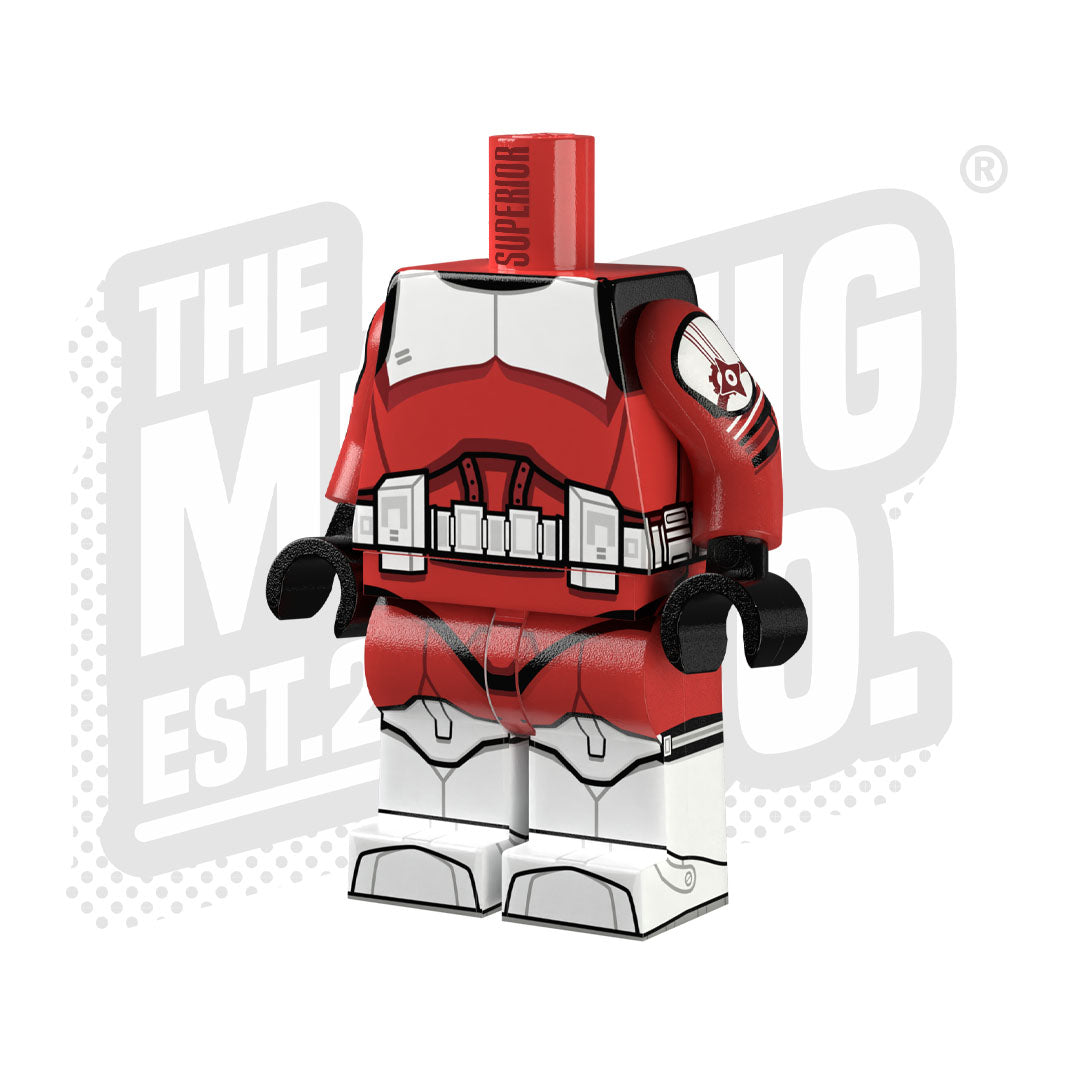 Custom Printed Lego - Commander Fox Clone Body - The Minifig Co.