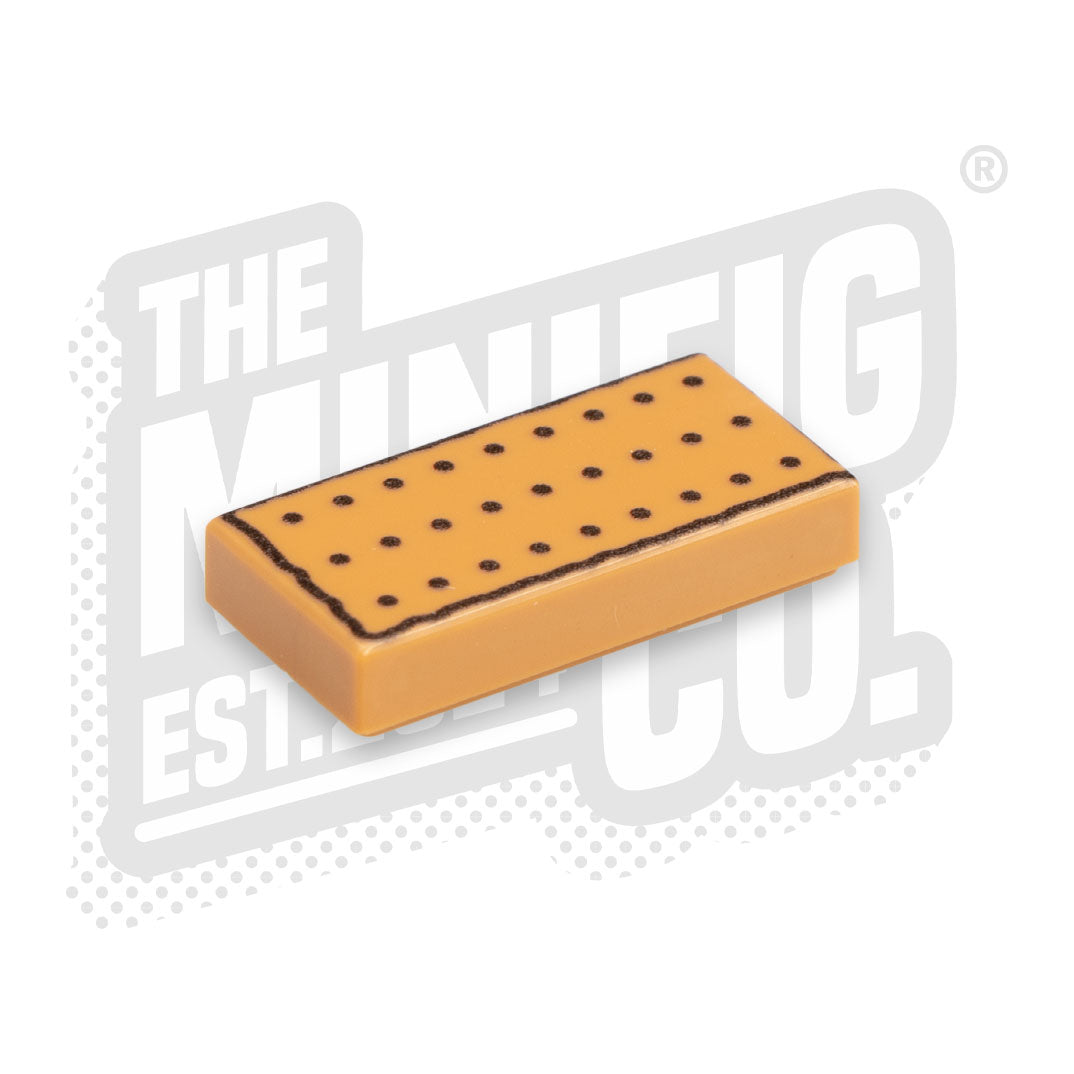 Custom Printed Lego - Ration Biscuit - The Minifig Co.