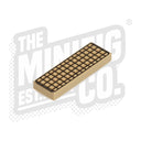 Custom Printed Lego - 1x3 Vent Tile (Dark Tan) - The Minifig Co.