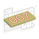 Custom Printed Lego - German Tank 2x4 Number Tiles - The Minifig Co.