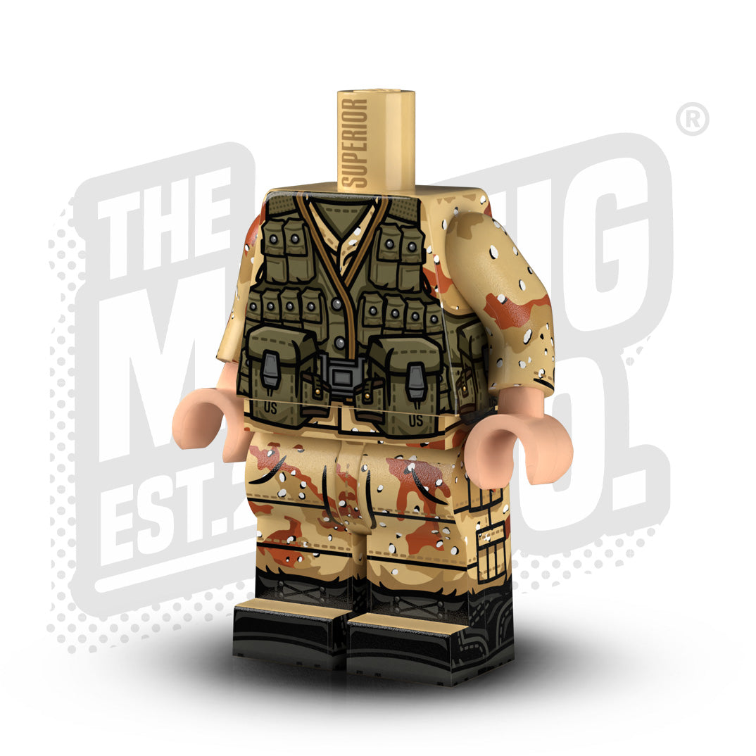 Custom Printed Lego - U.S. 6-Color Body - M79 - The Minifig Co.