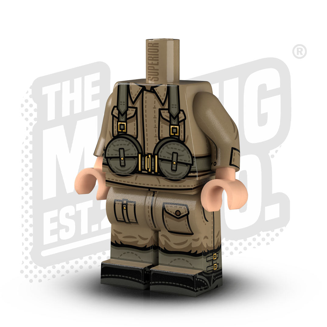 Custom Printed Lego - WWII British Lewis Body - The Minifig Co.