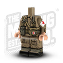 Custom Printed Lego - WWII British Medic #1 Body - The Minifig Co.