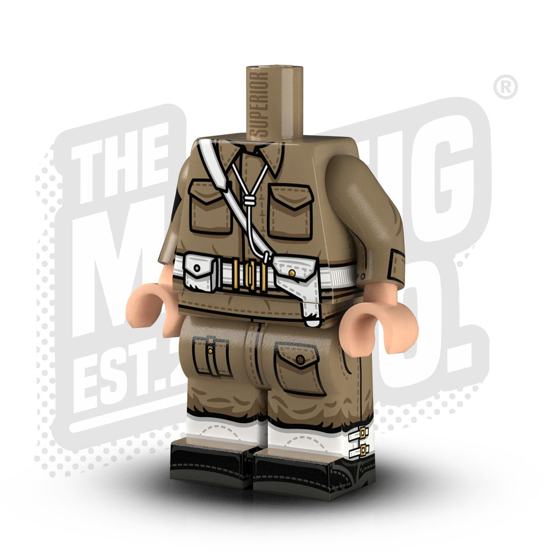 Custom Printed Lego - WWII British MP #1 Body - The Minifig Co.