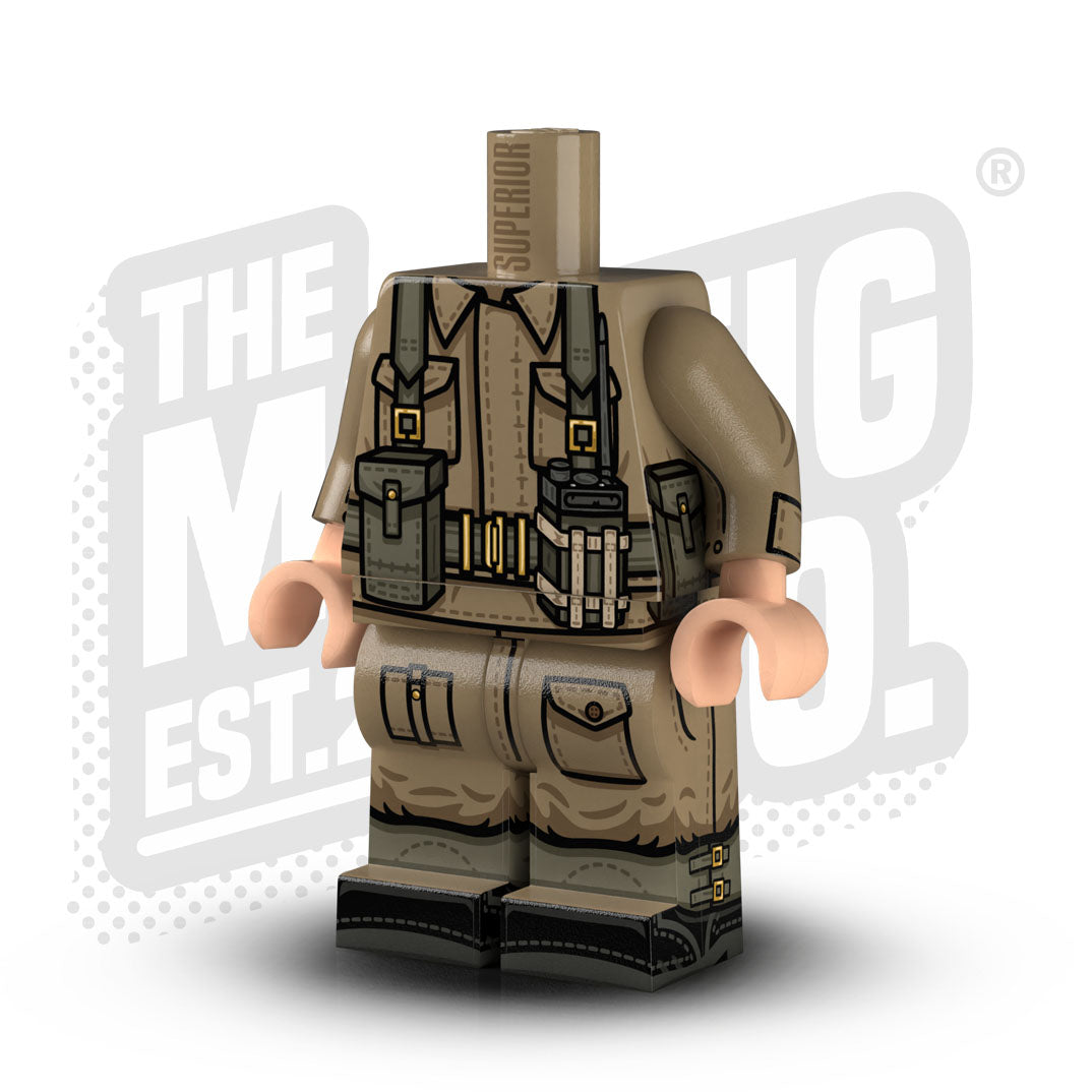 Custom Printed Lego - WWII British Radio Body - The Minifig Co.