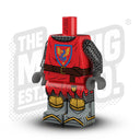 Custom Printed Lego - Castle Faction Body (Black Knights) - The Minifig Co.