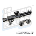 Custom Printed Lego - Galactic Heavy Blaster (Black) - The Minifig Co.