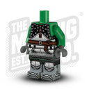 Custom Printed Lego - Brigandine Padded Body - Green - The Minifig Co.