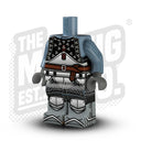 Custom Printed Lego - Brigandine Padded Body - Sand Blue - The Minifig Co.