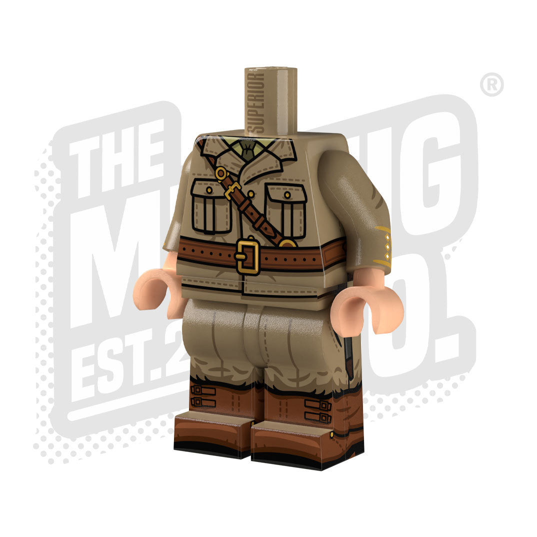 Custom Printed Lego - British WW1 Officer - The Minifig Co.