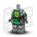 Custom Printed Lego - Castle Knight Body - Chevron - The Minifig Co.