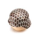 Custom Printed Lego - Weathered Chickenwire Stahlhelm (Dark Brown) - The Minifig Co.
