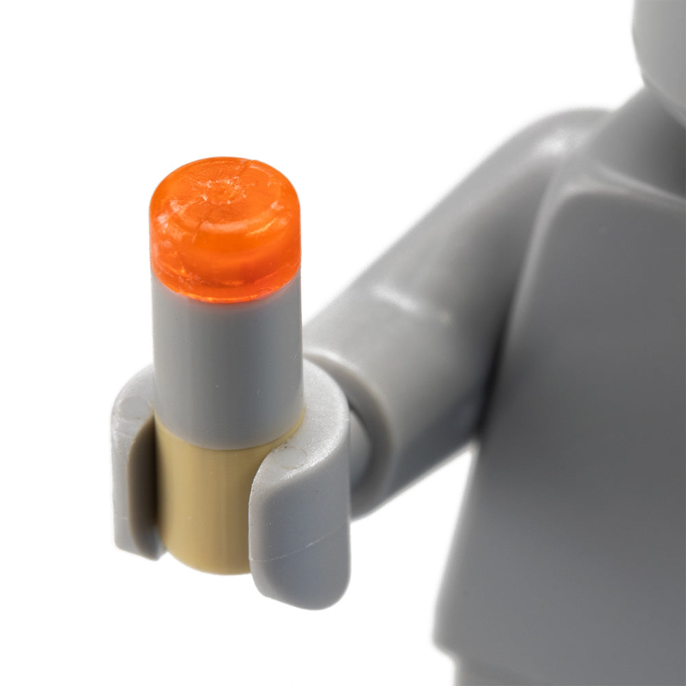 Custom Printed Lego - Cigarette (Ash/ Tan Filter) - The Minifig Co.