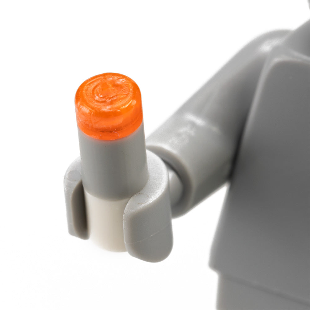 Custom Printed Lego - Cigarette (Ash/ No Filter) - The Minifig Co.